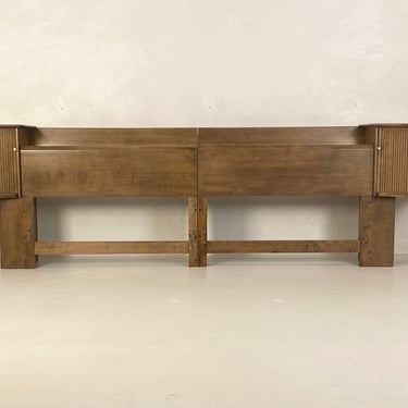 King-Size Headboard by Heywood Wakefield Cadence, Circa 1955 - *Please ask for a shipping quote before you buy. 