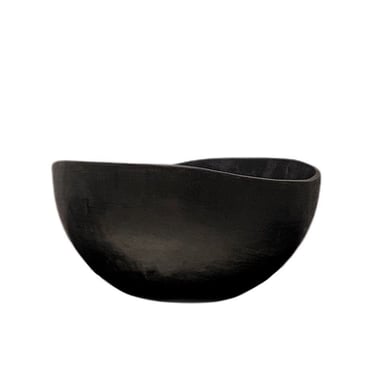 Black Wooden Bowl 