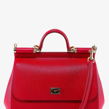 Dolce & Gabbana Woman Sicily Woman Red Handbags