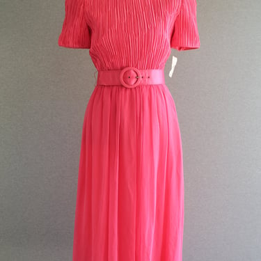 1980s - Joan Leslie - Cocktail - Party Dress - Chiffon - Never Worn - Estimated size 4/6 