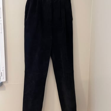 Vintage High Waisted Leather Pants 