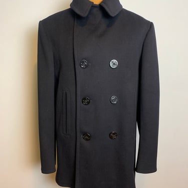 Vintage Navy Peacoat Size Medium 