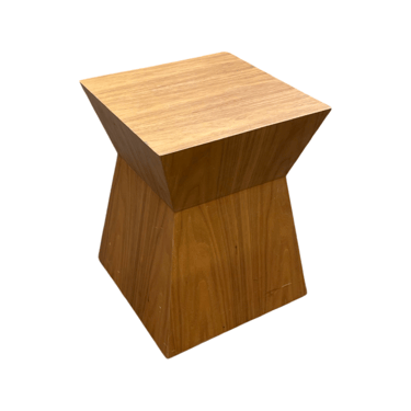 Pawn Stool Plinth Pedestal Side Table in Oak