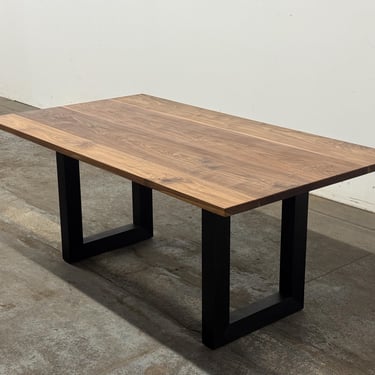 Handmade Hardwood Pedestal Table, Custom Dining Table, USA made, 100% Solid Wood 