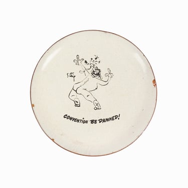 William Steig Enameled Plate 