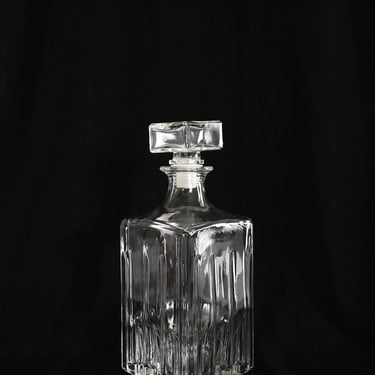 Vintage 70s Italian glass decanter liquor bottle 