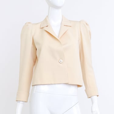 Puff Sleeve Cropped Jacket