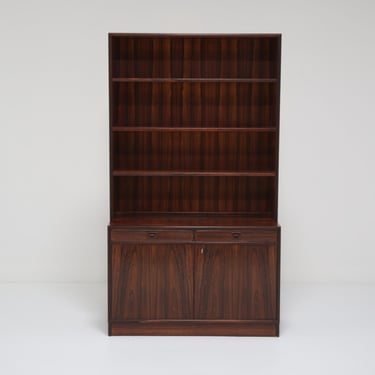 Vintage Large Danish Rosewood Bookcase, 1960s.