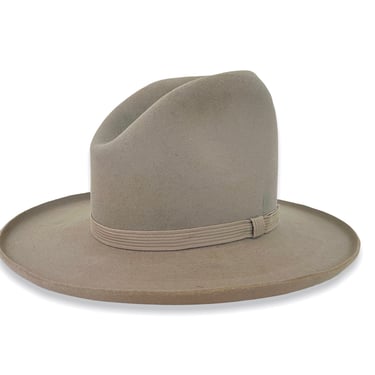 Vintage MILLER Cowboy Hat ~ size 7 1/4 ~ Western ~ Pencil Curl ~ Wide Brim ~ Tom Mix / Gus 