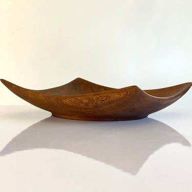 Hand made walnut Wood square bowl 