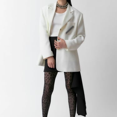 Alejandra de Coss MX Comb Blazer - Off-White