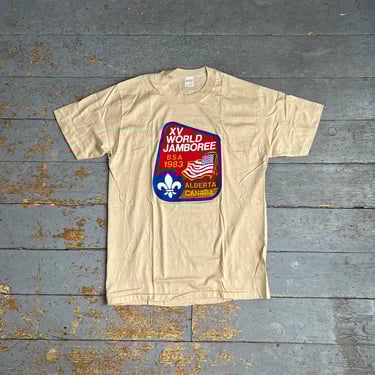 Vintage 1940s Boy Scouts Button-Up Shirt ~ size XS to S