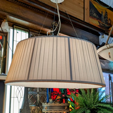 Resolute Lighting Pleated Drum Chandelier