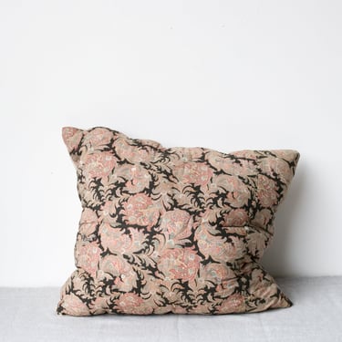 Limited Edition Quilted Boutis Pillow Cover | Paisley