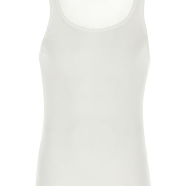 Tom Ford Man White Cotton And Modal Tank Top
