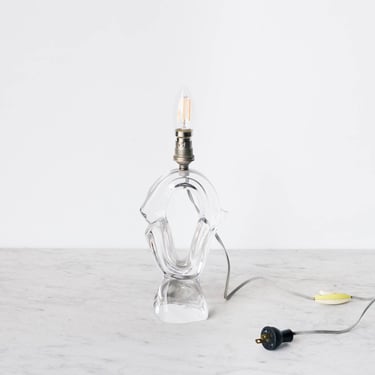 Daum France Glass Accent Lamp
