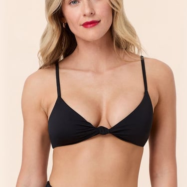 Andie Swim The Santorini Flat Top - Black