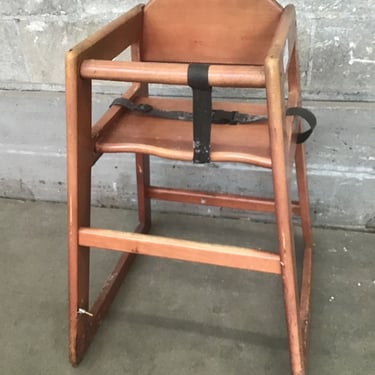 Wooden High Chair (Seattle)