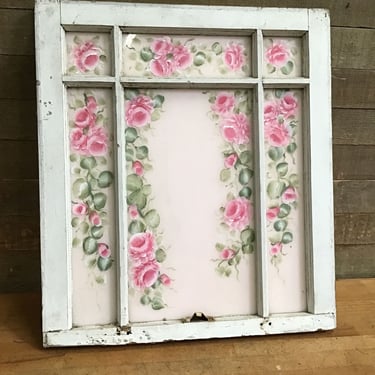 Vintage Hand Painted Rose Sash (Tacoma)