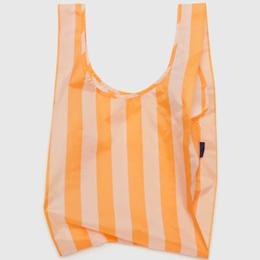 Reusable Bag in Tangerine Stripe