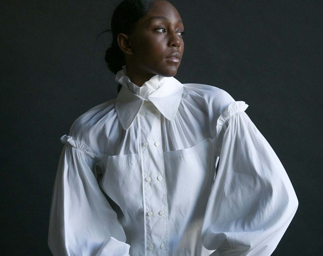ローレン louren volume frill over blouse Lauren Ralph Lauren Watercolor Ruffle Trim Smocked Cuff