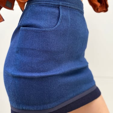 Chanel Denim Mini Skirt