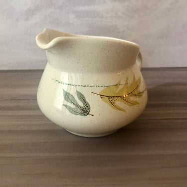 Vintage Franciscan Autumn Leaves Small Cream Pitcher Earthenware 