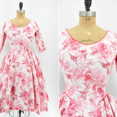 1950s Roses Among Thorns dress 
