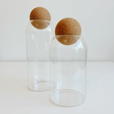 Pair of Corked Jars