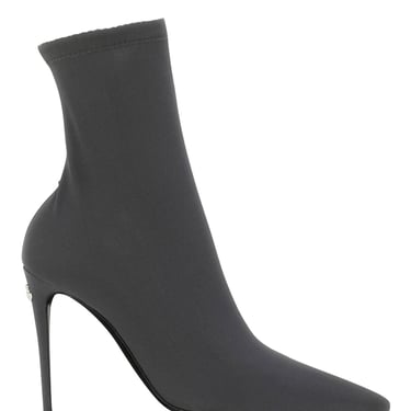 Dolce &amp; gabbana stretch jersey ankle boots