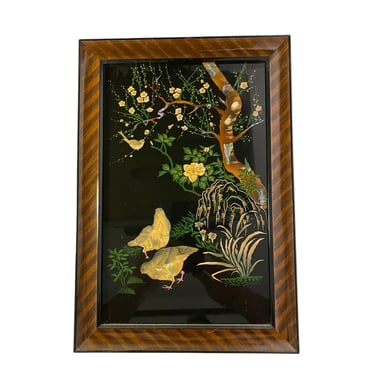 Framed Japanese Lacquer Artwork