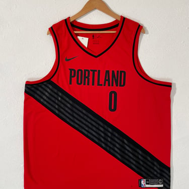 Portland Blazers Damion Lillard #0 Nike Basketball Jersey Sz. 3XL