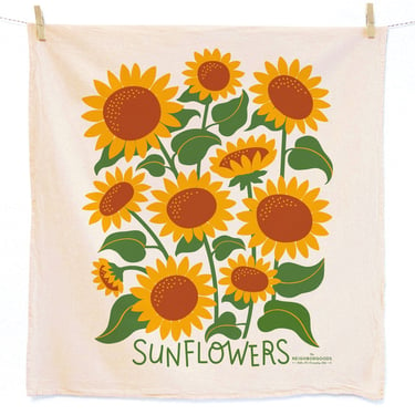 Sunflowers Dish Towel