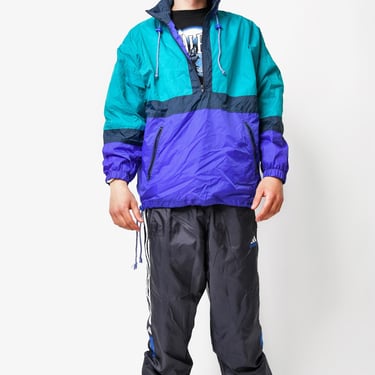 80s~90s◎ナイロン地オーバーオール◎Y2K◎男女兼用 80s 90s ビンテージ GUESS ツータック テーパード ブラック