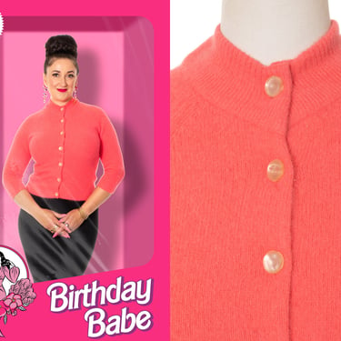 Med-Lrg 80s Pink Pastel Angora Bow Sweater – Flying Apple Vintage