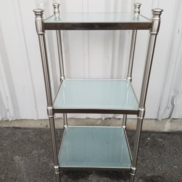 3 Tiered Stainelss steel side table