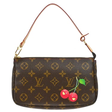Louis Vuitton 2005 Monogram Cherry Pochette Accessoires Handbag M95008
