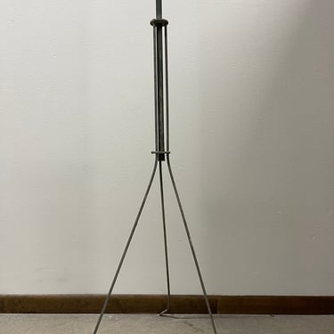 Lightning Rod | 85” Copper Rod Stand | Yard Art Garden Art | Trellis Climbing Plant Stake | Floor Lamp Base | Metal Pole | Barn Find 