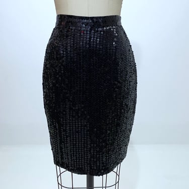 Silk Sequin Vintage Skirt, from The Angell Collection