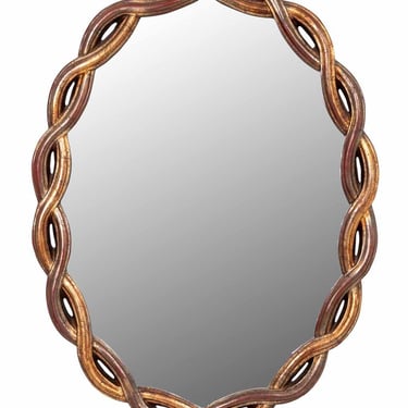 Gold Gilt Oval Mirror