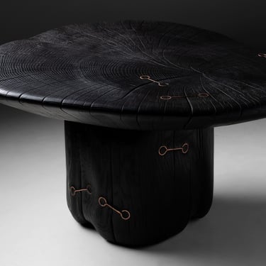Burnt Wood Side Tables