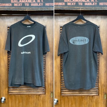 Vintage 1990’s Ambient “Instinct Records” Techno Music DJ Club T-Shirt, Size XL, 90’s Tee Shirt, Vintage Clothing 