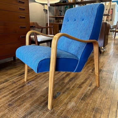1950s Bentwood Lounge Chair by THONET