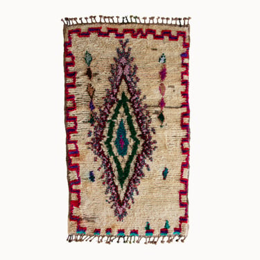 Vintage Moroccan Rug | 3'7" x 6'4"