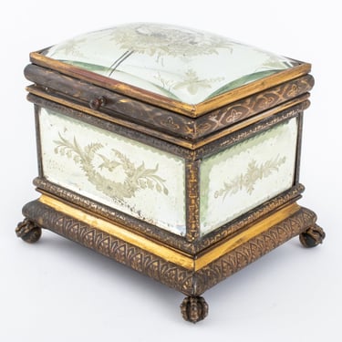 Aesthetic Reverse Engraved Mercury Mirror Box