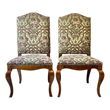 Ethan Allen Country French Accent / Dining Chairs - a Pair 