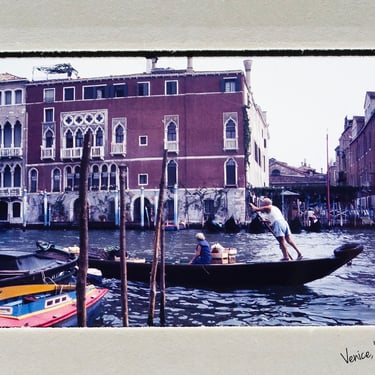 Vintage 14"x11" Kodachrome Print, Unframed | Title: "Errands" Venice, '74 