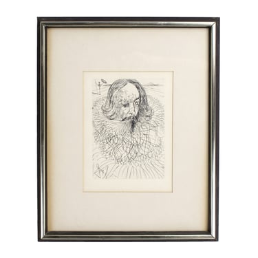 Salvador Dali “Cervantes” Collector’s Guild Limited Edition Etching COA 