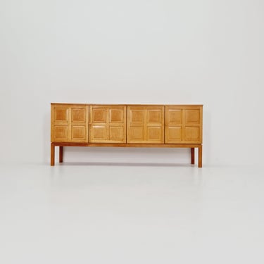 Mid century Danish oak sideboard by EKA 1960s 