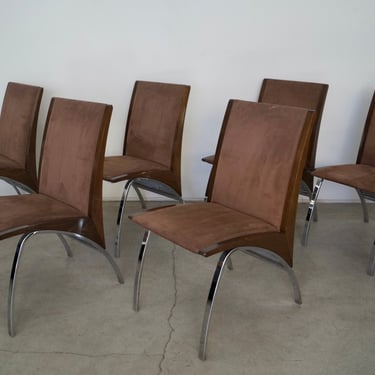Vintage Postmodern Italian Dining Chairs - Set of 6 